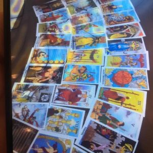 Etalare de cărți de tarot